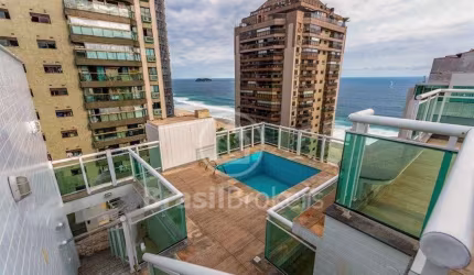 Deslumbrante Cobertura Triplex à Beira-Mar na Lúcio Costa - Posto 5