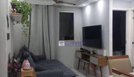 Apartamento com 2 dormitórios para alugar, 43 m² por R$ 750/mês - Rua dos Caquizeiros-Cosmos - Rio de Janeiro/RJ