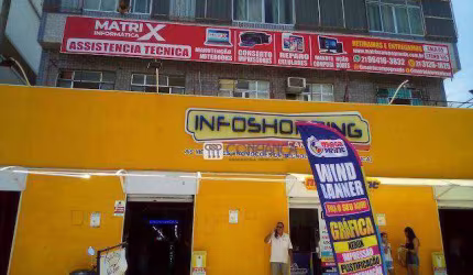 Excelente ponto comercial na InfoShopping em Campo Grande