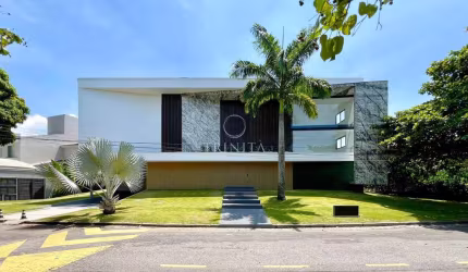 MANSÕES: CASA TRIPLEX DE PRIMEIRA LOCAÇÃO EM ESTILO CONTEMPORÂNEO, COM 5 SUÍTES, SUBSOLO E ELEVADOR.