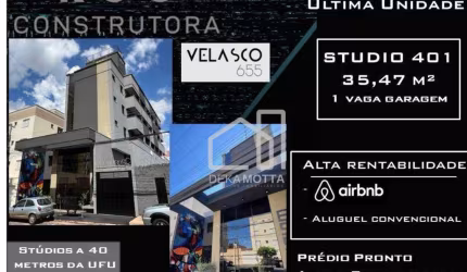 Studio com 1 dormitório à venda, 35 m² por R$ 383.000 - Santa Mônica - Uberlândia/MG