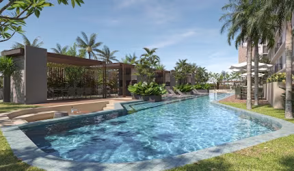 Apartamento na principal de ponta de campina