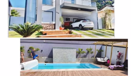 SOBRADO COM PISCINA NO CONDOMÍNIO IBIARAM 1