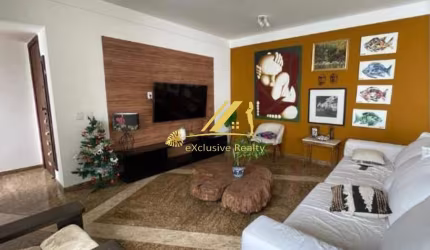 Apartamento 259m2, 4 quartos, 2 suítes, lavabo, dependência completa e 2 varandas. Mansão Mont Martre