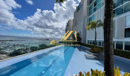 Cloc Marina Residence. Apartamento quarto e sala, 59m2 finamente decorado e mobiliado. Porteira fechada. 1 vaga de garagem.