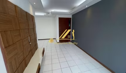 Palazzo Residencial. Apartamento 2 quartos, 1 suíte, com varanda, banheiro social, dependência (revertida) e 1 banheiro social. Super ventilado, andar