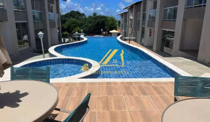 Village em IMBASSAÍ com Garden, 65m2, 2 suítes, Cozinha americana. 2 vagas de garagem. Condomínio com piscina e churrasqueira! Novo, ótima localização