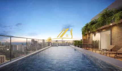 Seven Graça, quarto e sala com varanda, 38,87m2 na Graça! Na Rua Manoel Barreto com Rooftop e infraestrutura de lazer fantásticos! Oportunidade!