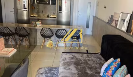 JAZZ GRAÇA - Apartamento quarto e sala com lavabo e varanda super charmoso na Graça. 50m2 Finamente decorado e mobiliado. Varanda super aconchegante c