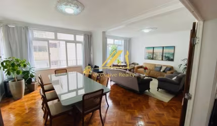 Apartamento charmoso no Campo Grande. 170m2, 3 quartos, sendo 1 suíte. Cozinha super moderna, espaçosa. 1 vaga de garagem rotativa. Na Praça Campo Gr