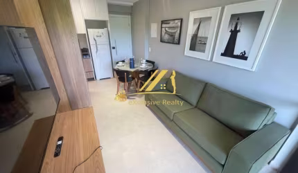 Beach Class, apartamento quarto e sala decorado e mobiliado, primeiro aluguel. 40m2. Vista para a Av. Oceânica. Prédio com total infra em Ondina
