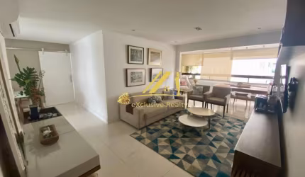 Apartamento para aluguel no Mansão Frida Kahlo - Horto Florestal. 129m2, 2 suítes com gabinete, lavabo, dependência completa. Decorado e mobiliado!
