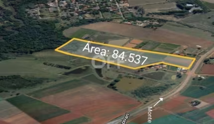 Terreno comercial à venda na Jornalista Francisco Aguirre Proença, Km. 29,5, Sobradinho, Monte Mor por R$ 7.608.330