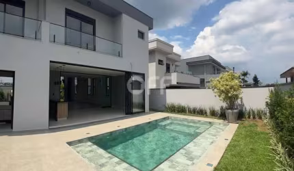 Casa em condomínio fechado com 4 quartos à venda na Estrada Municipal Adelina Segantini Cerqueira Leite, s/n, Loteamento Alphaville Campinas, Campinas, 340 m2 por R$ 3.400.000