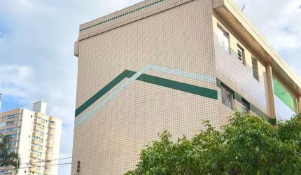 Apartamento 1 Dormitório Amplo, 1 vaga em Guilhermina Praia Grande