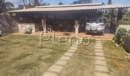 Chácara à venda em Campinas, Chácara de Recreio Santa Fé, com 3 quartos, com 190 m²