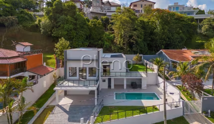 Sobrado à venda em Vinhedo, Marambaia, com 5 quartos, com 368 m², Condomínio Estância Marambaia