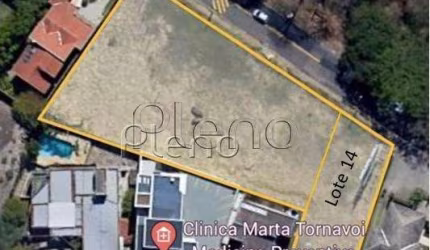 Terreno à venda com 660m² no Bairro das Palmeiras, Campinas