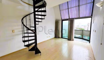 Apartamento Duplex à venda com 1 suíte no Cambuí em Campinas.