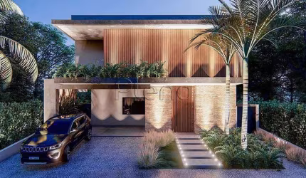 Casa à venda em Paulínia, Parque Brasil 500, com 4 suítes, com 376 m², Residencial Villa Lobos