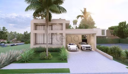 Casa à venda em Paulínia, Parque Brasil 500, com 3 suítes, com 330 m², Santorini Residencial Club