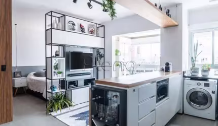 Apartamento à venda em Campinas, Bosque, com 1 quarto, com 45 m², Setin Midtown Home