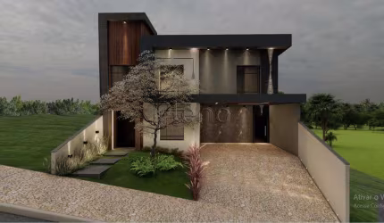 Casa nova à venda no Condomínio Villaggio Di Napolli, no bairro Loteamento Residencial Santa Gertrudes, em Valinhos - São Paulo.
