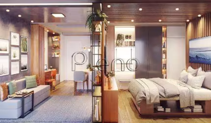Apartamento à venda em Campinas, Centro, com 1 suíte, com 46 m², Sirius Patriani