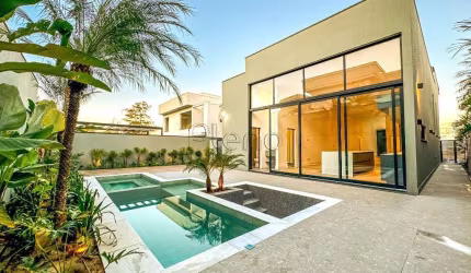 Casa à venda em Indaiatuba, Jardim Santa Rita, com 3 suítes, com 305 m², Condomínio Helvétia Park