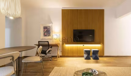 Apartamento à venda e para alugar em Campinas, Cambuí, com 1 suíte, com 50 m², Edifício Laguna