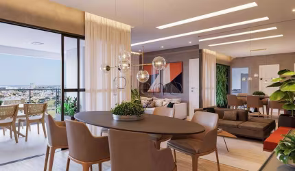 Apartamento à venda em Paulínia, Morumbi, com 3 quartos, com 83 m², Amati Condomínio Clube