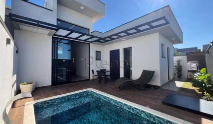 Casa à venda em Paulínia, Parque Brasil 500, com 3 suítes, com 193 m², Santorini Residencial Club