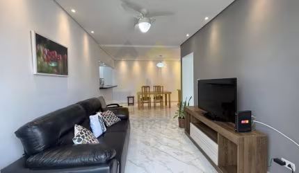 Apartamento 2 Quartos para Locação em Guarujá, Jardim Las Palmas, 2 dormitórios, 1 suíte, 3 banheiros, 1 vaga