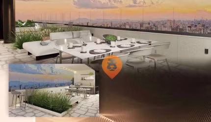 Oportunidade para morar ou investir! Apartamentos únicos de 1 ou 2 quartos, alto luxo, Lazer no Rooftop, com ou sem varanda. Bairro Funcionários