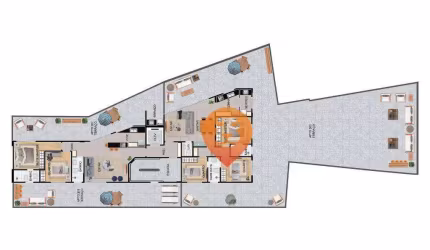 Apartamento à venda, 66 m² por R$ 1.235.000,00 - São Pedro - Belo Horizonte/MG