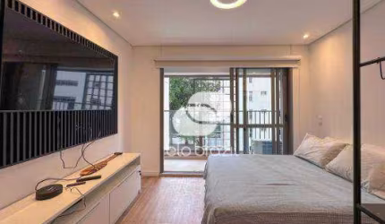 Apartamento com 1 dormitório para alugar, 26 m² por R$ 3.650,00/mês - Campo Belo - São Paulo/SP