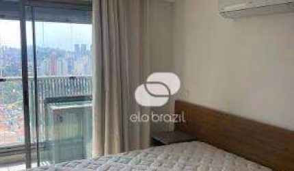 Studio com 1 dormitório para alugar, 25 m² por R$ 3.500,00/mês - Santo Amaro - São Paulo/SP