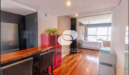 Apartamento com 1 dormitório para alugar, 90 m² por R$ 9.354,00/mês - Brooklin - São Paulo/SP