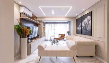 Apartamento com 3 dormitórios para alugar, 100 m² por R$ 13.805,00/mês - Brooklin - São Paulo/SP
