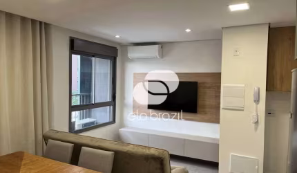 Apartamento com 1 dormitório para alugar, 37 m² por R$ 4.350,50/mês - Alto da Boa Vista - São Paulo/SP