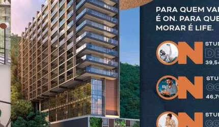 LANÇAMENTO ON LIFE FLAMENGO , APARTAMENTOS STUDIOS 39M² A 72M² / OBRABPOR ADM SEM JUROS A PRECO DE C