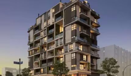 Apartamento Garden para Venda em Curitiba, Água Verde, 2 dormitórios, 2 suítes, 3 banheiros, 1 vaga