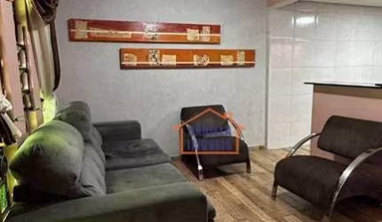 Casa Térrea com 2 dormitórios à venda, 194 m² por R$ 670.000 - Vila Tibiriçá - Santo André/SP