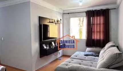 Apartamento no condomínio Atlântico Sul com 2 dormitórios à venda, 56 m² por R$ 220.000 - Jardim Santo André - Santo André/SP