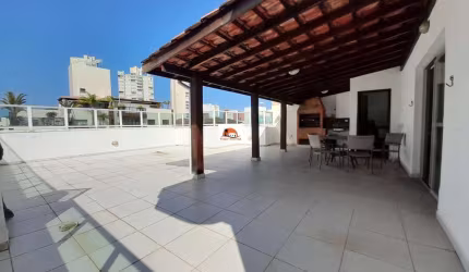 Cobertura Penthouse para Temporada em Guarujá, Praia da Enseada, 3 dormitórios, 1 suíte, 2 banheiros, 1 vaga