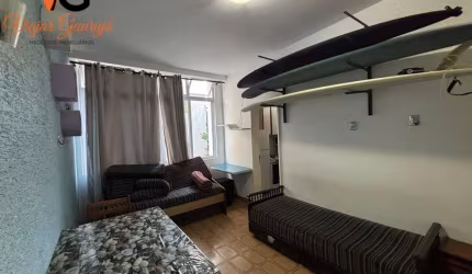 Apartamento para Locação em Guarujá, Pitangueiras, 1 dormitório, 1 banheiro