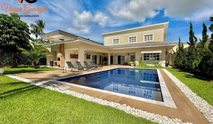 Casa Térrea para Venda em Guarujá, Jardim Acapulco, 5 dormitórios, 5 suítes, 9 banheiros, 5 vagas