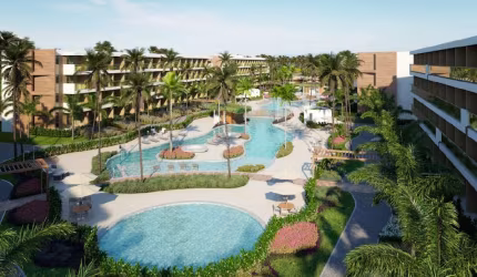 EMPREENDIMENTO RESORT A POUCOS METROS DO MAR