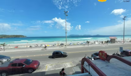 Apartamento de 02 quartos a venda de frente a Praia do Forte, Cabo Frio/RJ