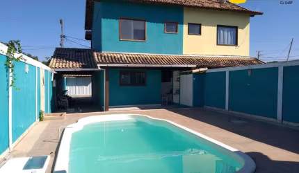 Casa duplex com 3 quartos à venda em Bananeiras - Araruama/RJ